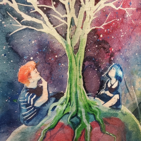 Rare HEROTIME X Lora Zombie "Pure Love II" Long Tail T-Shirt in Medium - Picture 7 of 8